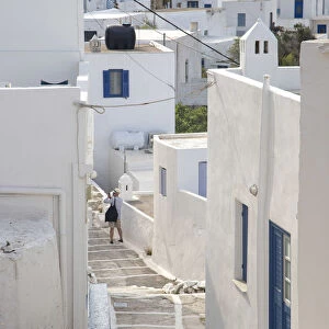 Greece, Cyclades Islands, Serifos, Old Town (Chora)