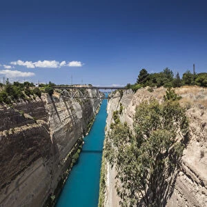 Greece, Peloponese Region, Corinth of the Corinth Canal