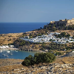 Greece, Rhodes, Lindos Acropolis