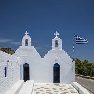 Greek Orthodox chapel, Mykonos, Cyclade Islands, Greece
