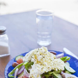Greek Salad, Ios Island, Cyclades Islands, Greece