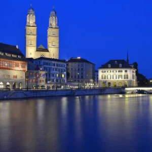 Grossmunster, cathedral, Zurich, Switzerland, Europe
