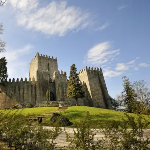 Guimaraes castle, where Portugal was founded in the 12th century