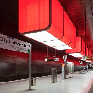 HafenCity Universitaat station on U4 U-Bahn line, HafenCity, Hamburg, Germany