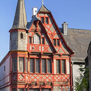 Half-timbered building, Marburg, Hesse, Germany