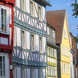 Half-timbered buildings, Marburg, Hesse, Germany