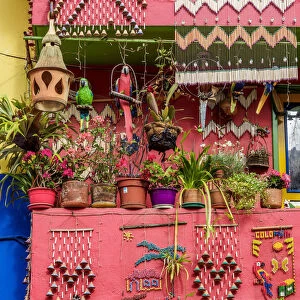 Handicrafts in Raquira, Boyaca Department, Colombia