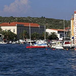 Harbor, Stari Grad, Island of Hvar, Dalmatian coast, Croatia