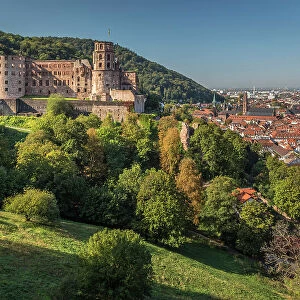 Heidelberg Castle and Old Town, Baden-Wurttemberg, Germany