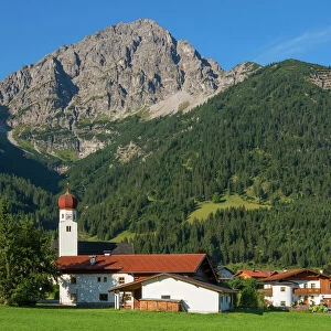 Heiterwang with Thaneller mountain, Tyrol, Austria