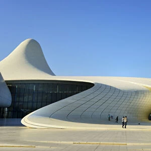 Heydar Aliyev Cultural Center, designed by Iraqi-British architect Zaha Hadid