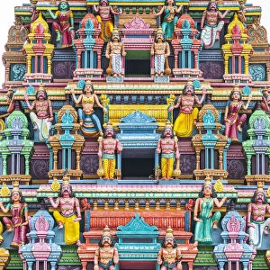 The hindu Kaylasson temple, Port Louis, Port Louis district, Mauritius, Africa