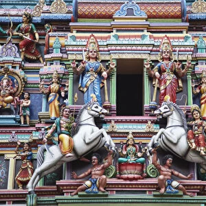 Hindu temple of Sri Mahamariamman, Chinatown, Kuala Lumpur, Malaysia