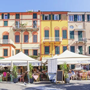 Historic district, Lerici, La Spezia district, Liguria, Italy