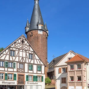 Historical market of Ottweiler, Saarland, Germany