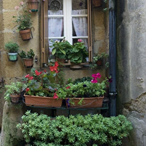 Detail in front of a home in the Dordogne region of France