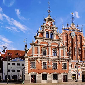 House of the Black Heads, Town Hall Square, Riga, Latvia