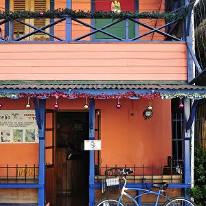 House at Bocas del Toro, Isla Colon, Panama, Central America