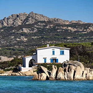 House by the sea at La Maddalena Archipelago, Sardinia, Italy
