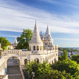 Hungary, Central Hungary, Budapest. Fishermans Bastion takes its name