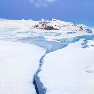 Iceland, Jokulsarlon, A frozen lagoon near by Jokulsarlon