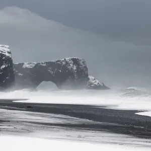 Iceland, South Iceland, Dyrholaey, Dyrholaey headland Iceland, South Iceland, Dyrholaey, Dyrholaey headland