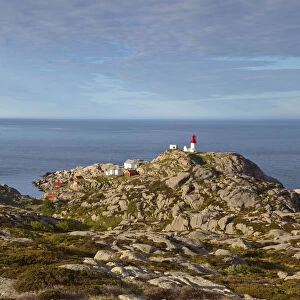 The idyllic Lindesnes Fyr Lighthouse, Lindesnes, Norway