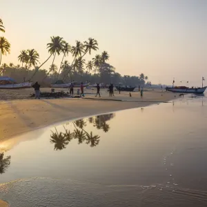 Colva Beach Fishermen Print