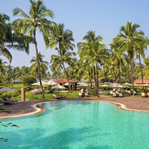 India, Goa, Mobor Beach, The Leela Goa Hotel