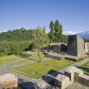 India, Sikkim, Pelling, Rabdentse Ruins, Ancient capital of Sikkim