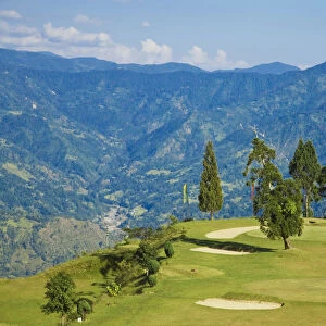India, West Bengal, Kalimpong, Golf course