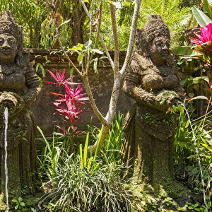 Indonesia, Bali, Ubud, Fountain