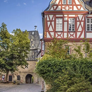 Inner courtyard of Idstein Castle, Hessen, Germany, Hesse, Germany
