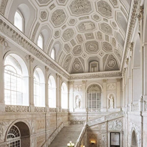 Interior of Palazzo Reale di Napoli, Naples, Italy, Europe