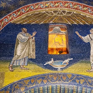 Interior view of Mausoleum of Galla Placidia. Ravenna, Emilia Romagna, Italy
