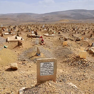 An islamic cemetery in the Draa Valley. Morocco
