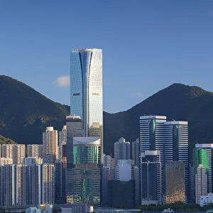 One Island East skyscraper and apartment blocks, Tai Koo, Hong Kong Island, Kowloon