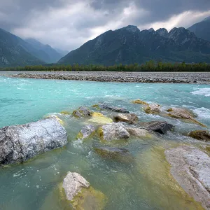 Italy, Friuli, Tagliamento river