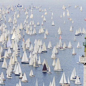 Italy, Friuli Venezia Giulia, Barcolana, the historic sailing regatta in Trieste
