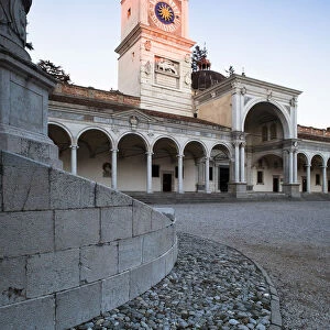 Italy, Friuli Venezia Giulia, Udine, clock tower of Udine in Freedom square