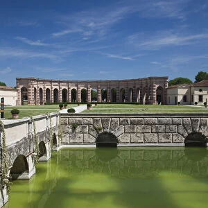Italy, Lombardy, Mantua, Palazzo Te, courtyard