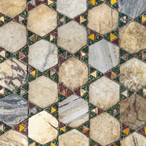 Italy, Rome, Santa Maria in Cosmedin Church, Floor tiles