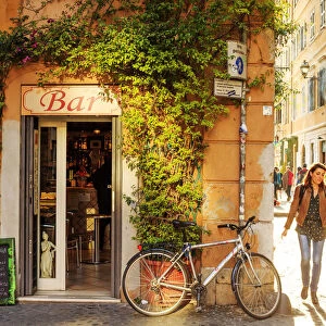 Italy, Rome, Trastevere street