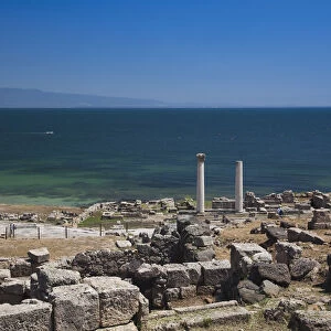 Italy, Sardinia, Oristano Region, Sinis Peninsula, Tharros, ruins of ancient Phoenician