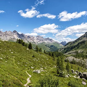 Italy, Trentino Alto Adige, San Pellegrino Pass, the landscape that can be seen
