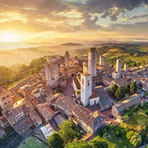 Italy, Tuscany, Siena Province, San Gimignano
