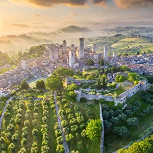 Italy, Tuscany, Siena, San Gimignano (Unesco world heritage site)