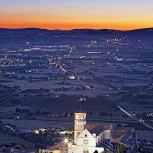 Italy, Umbria, Perugia district, Assisi, Basilica of San Francesco