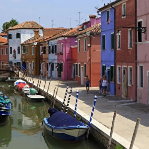 Italy, Veneto, Venice, Burano Island