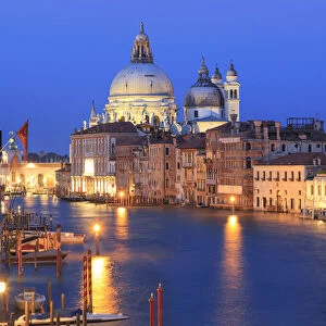 Italy, Veneto, Venice, Sestiere of San Marco, Grand Canal and Santa Maria della Salute